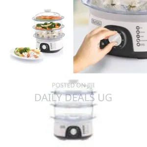 Multi-Tier Electric Food Steamer With Precision Timer - Clear