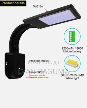 Solar Motion Light - Sensitive Motion Sensor, Save Energy
