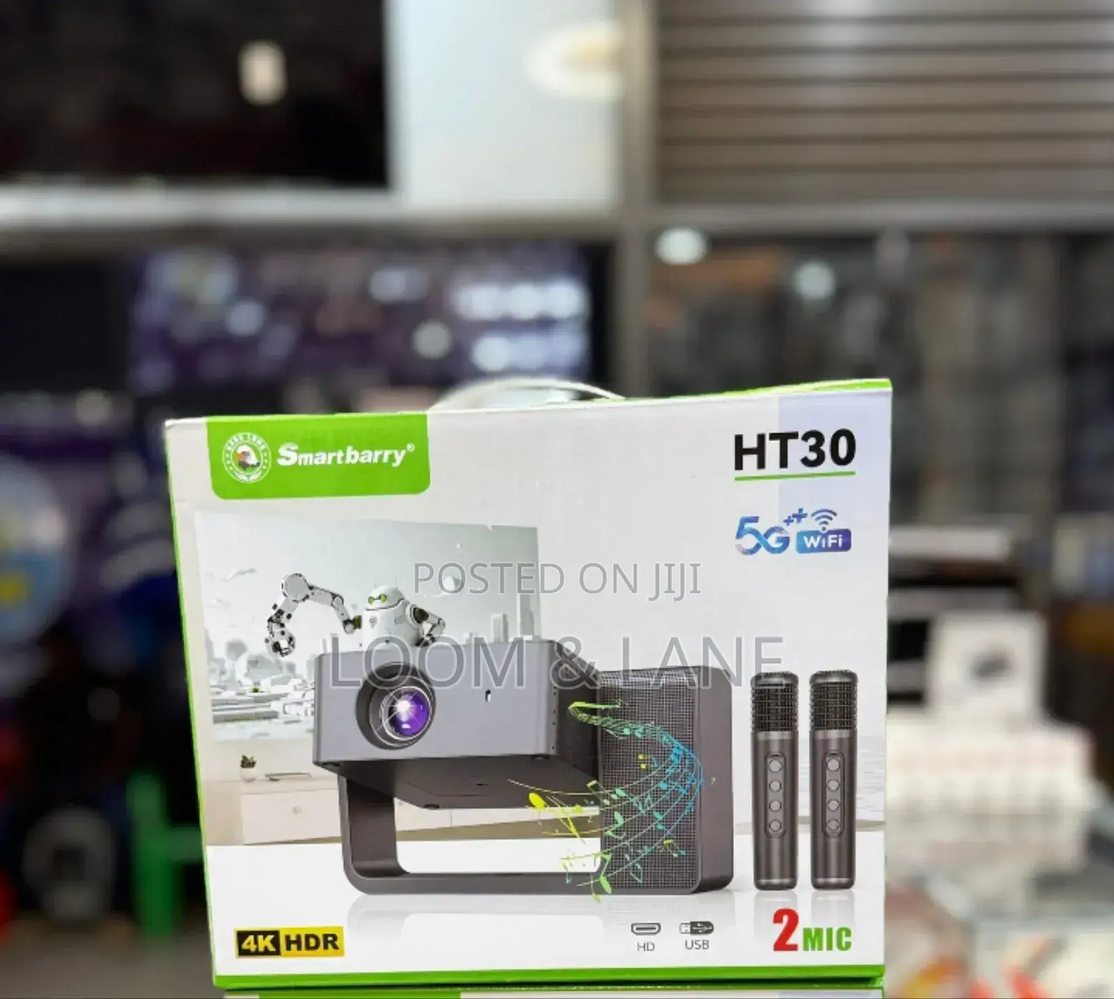 Smartbarry Ht30 With 2 Mic Projector