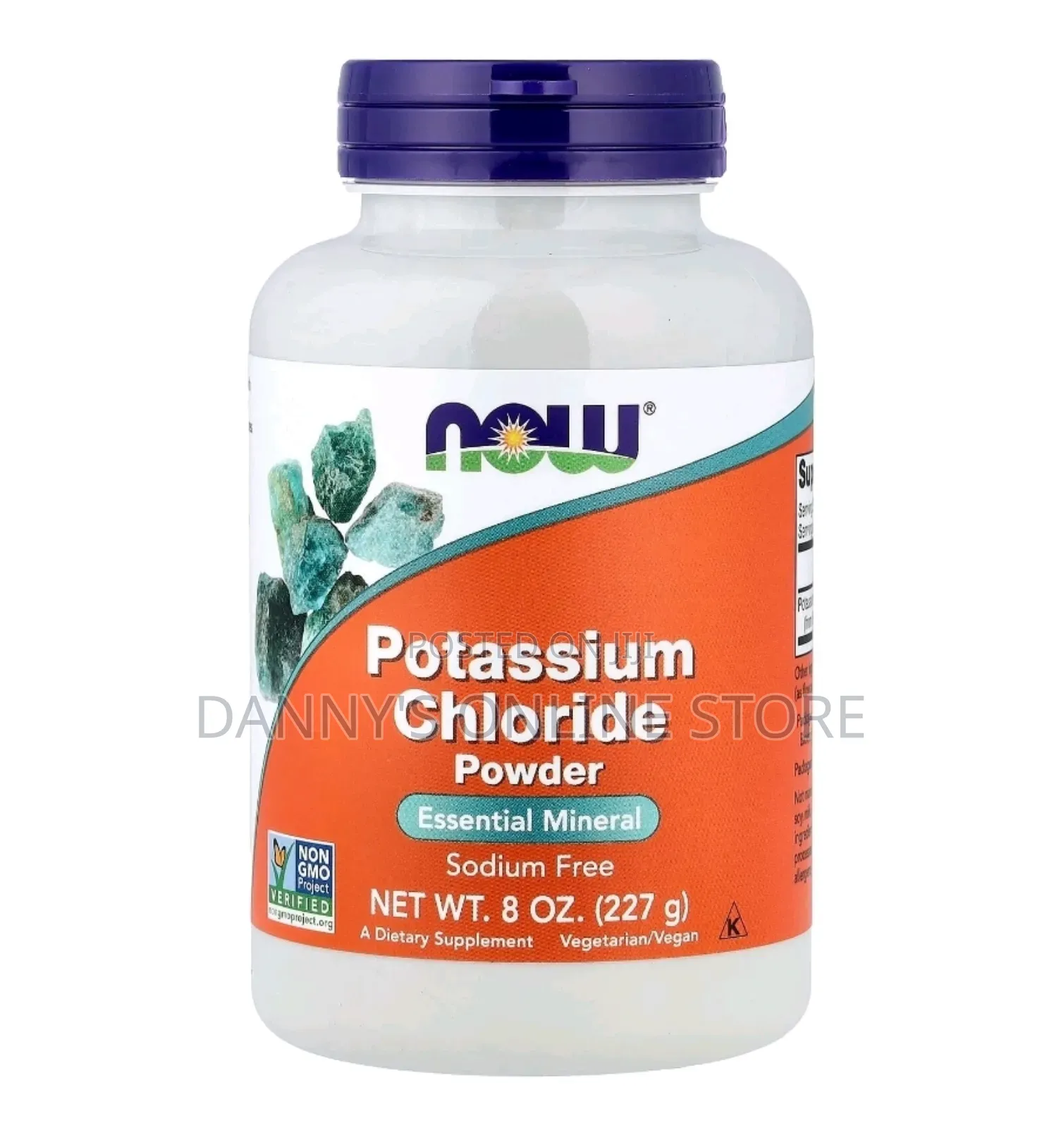 Now, Potassium Chloride Powder, 227g