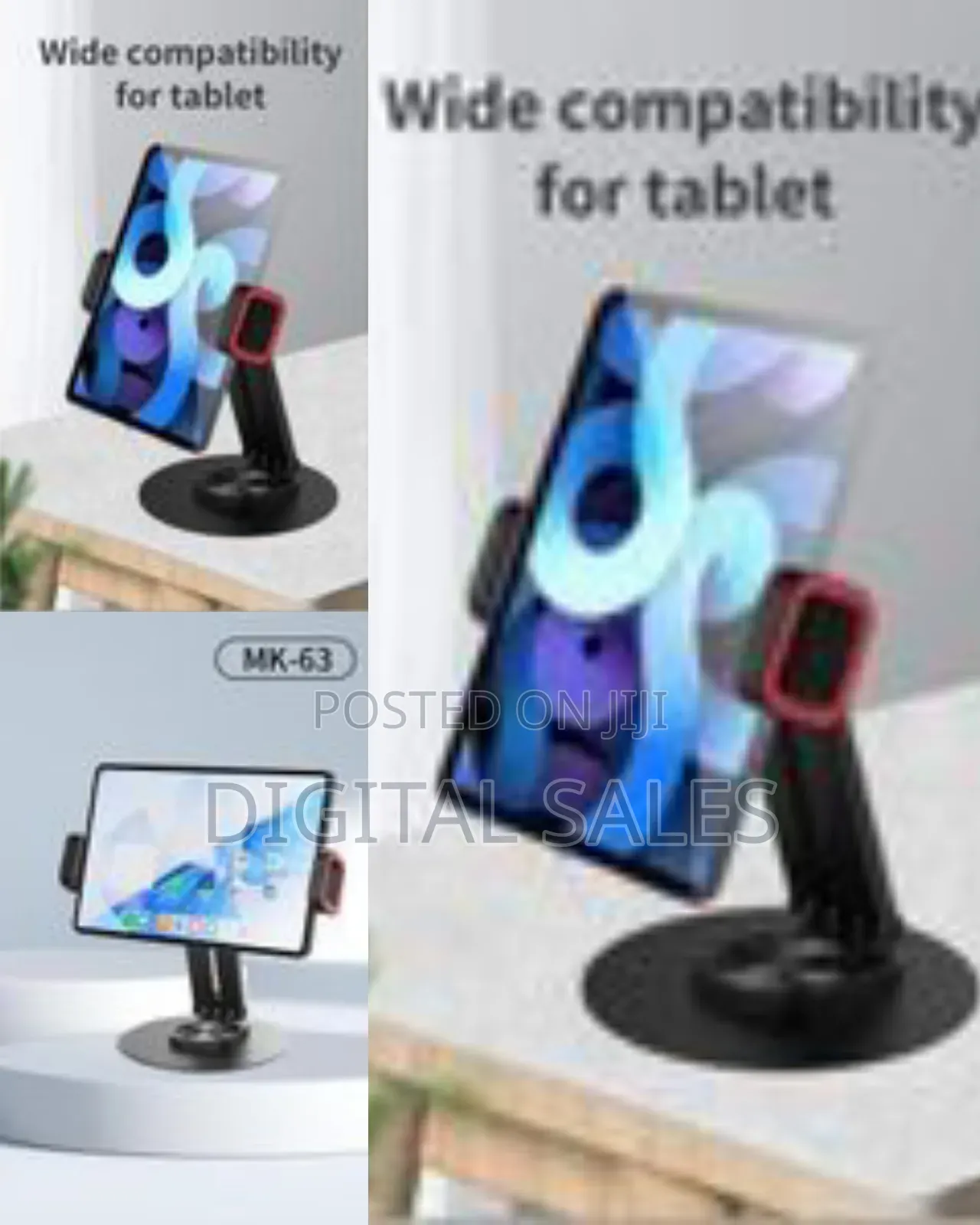 Jmary Mk-63 Rotating Desktop Stand Tablets - Multicolor
