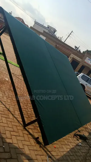 Bar Shade With Green Grass Carpet
