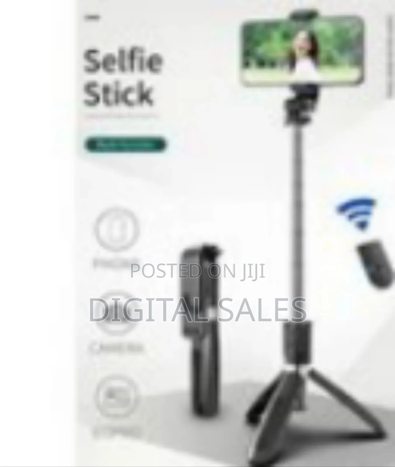 All-in-One Selfie Stick Tripod Kit With Remote