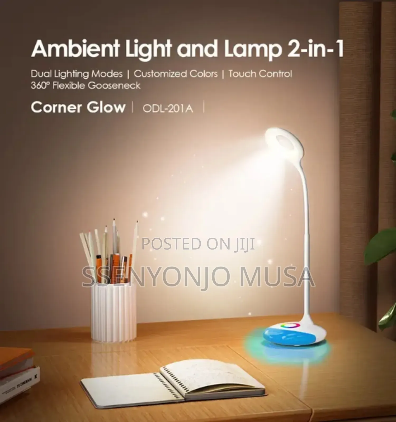 Oraimo Corner Glow 5w RGB Ambient Light Desktop Lamp