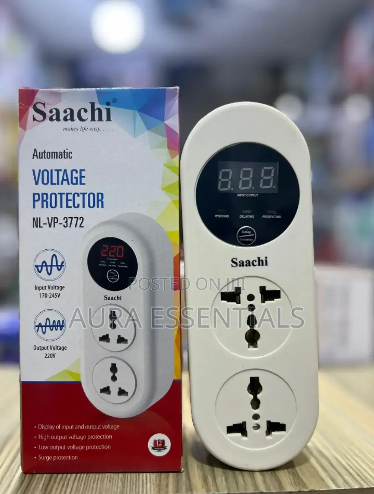 Saachi Nl-Vp-3772 Automatic Voltage Protector