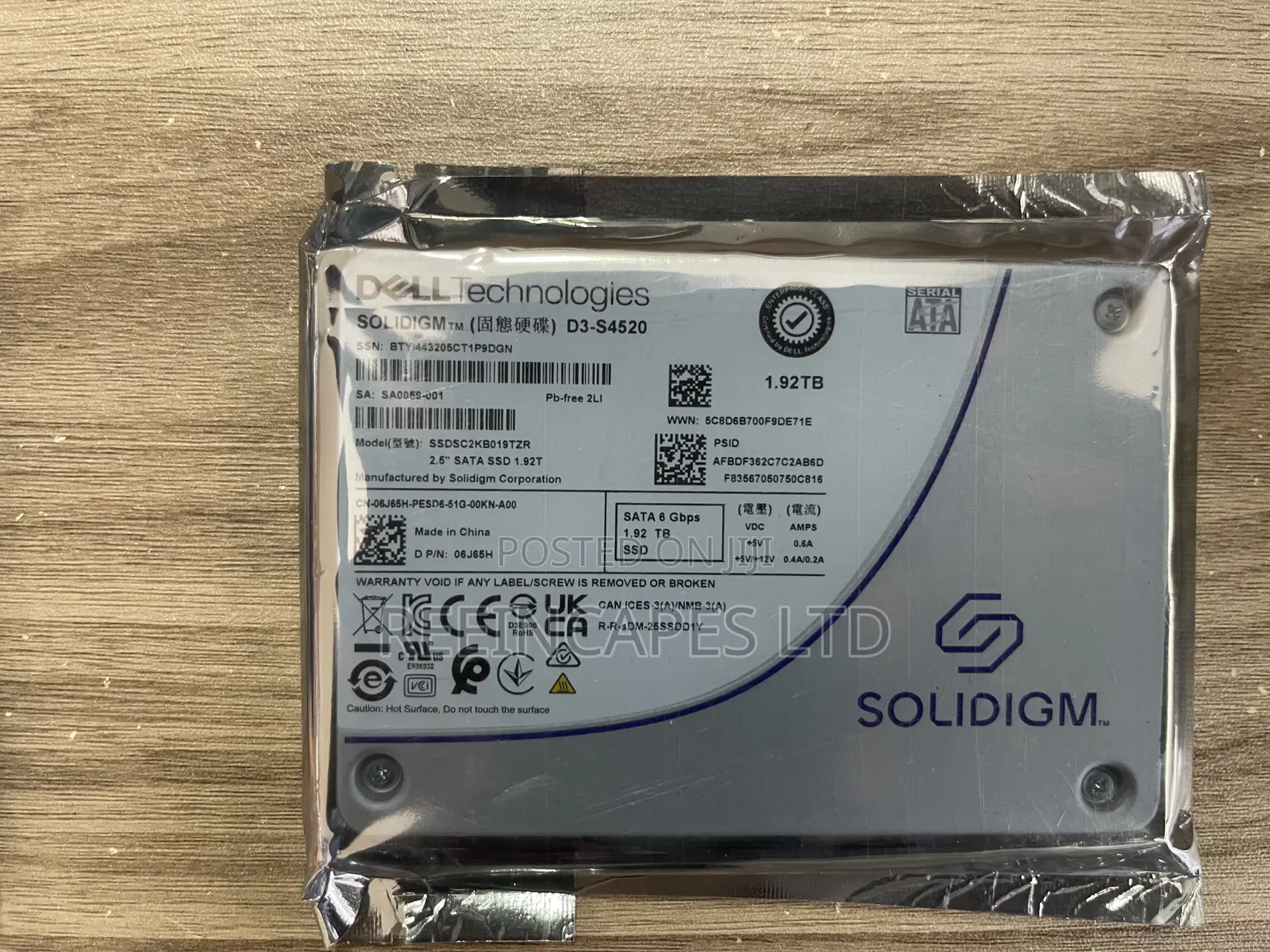 1.92tb Dell SSD for Server