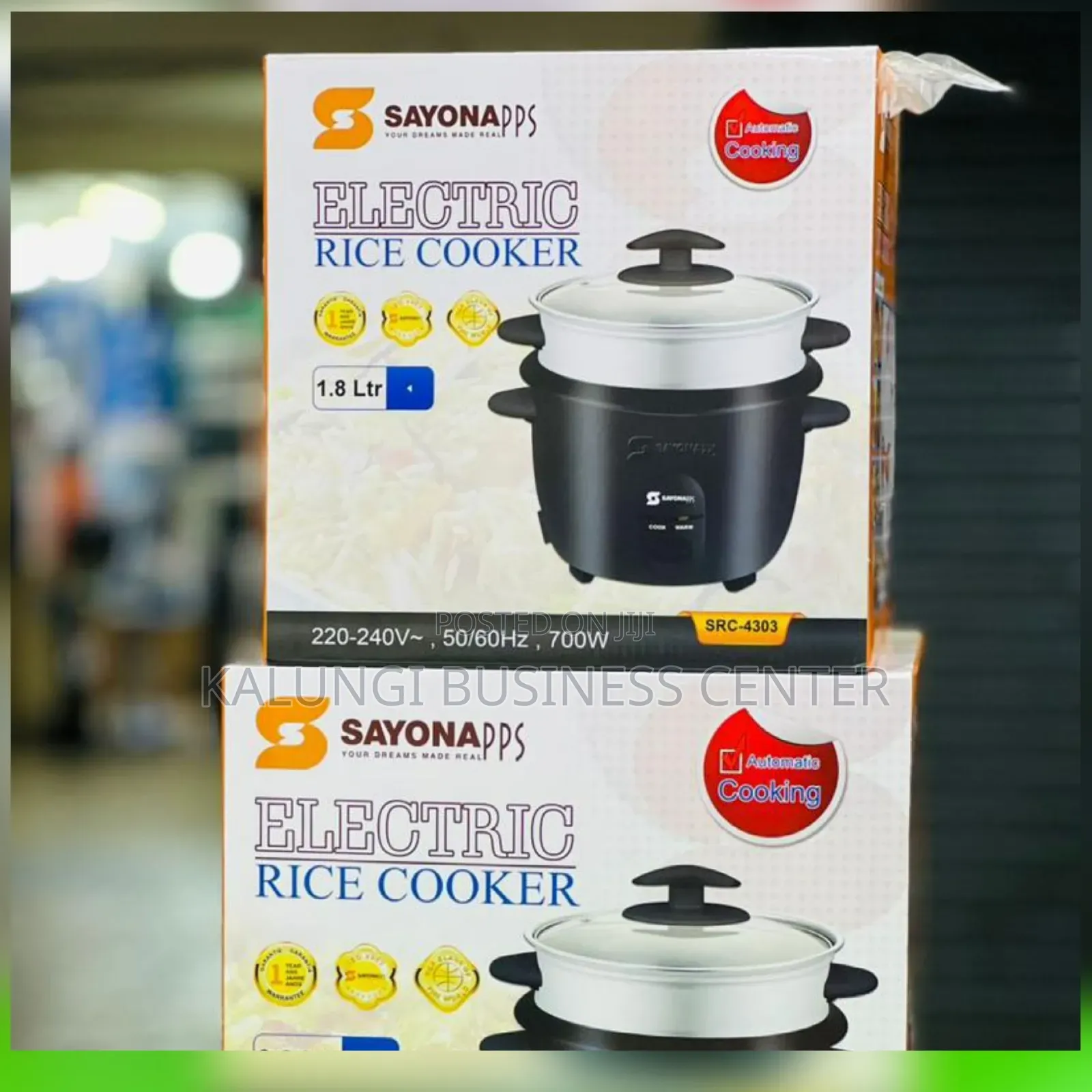 Rice Cooker 1.8l Sayona Electric Rice Cooker