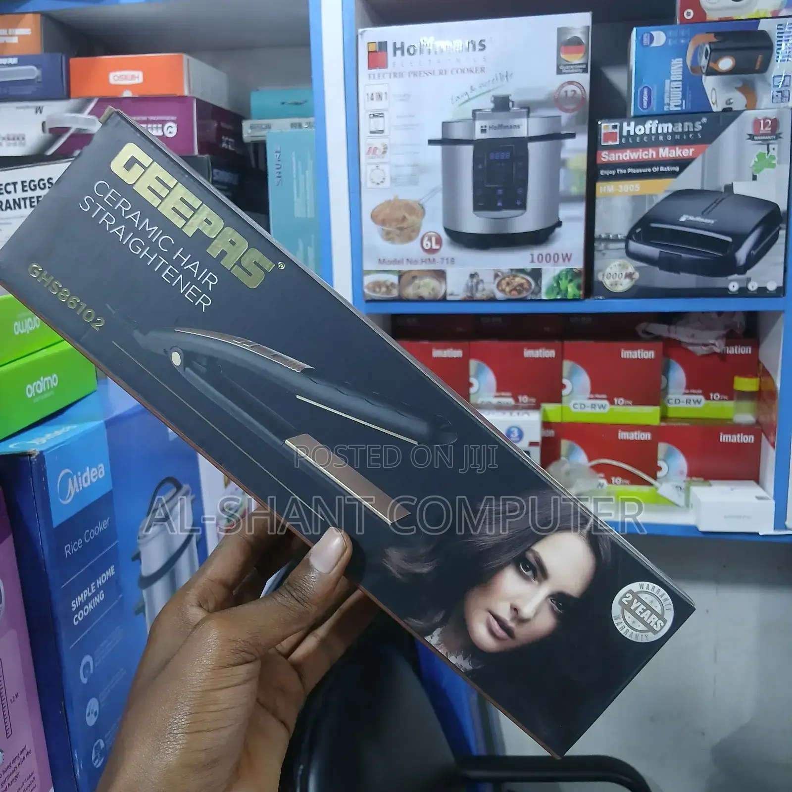 Geepas Hair Straightener/Hot Comb
