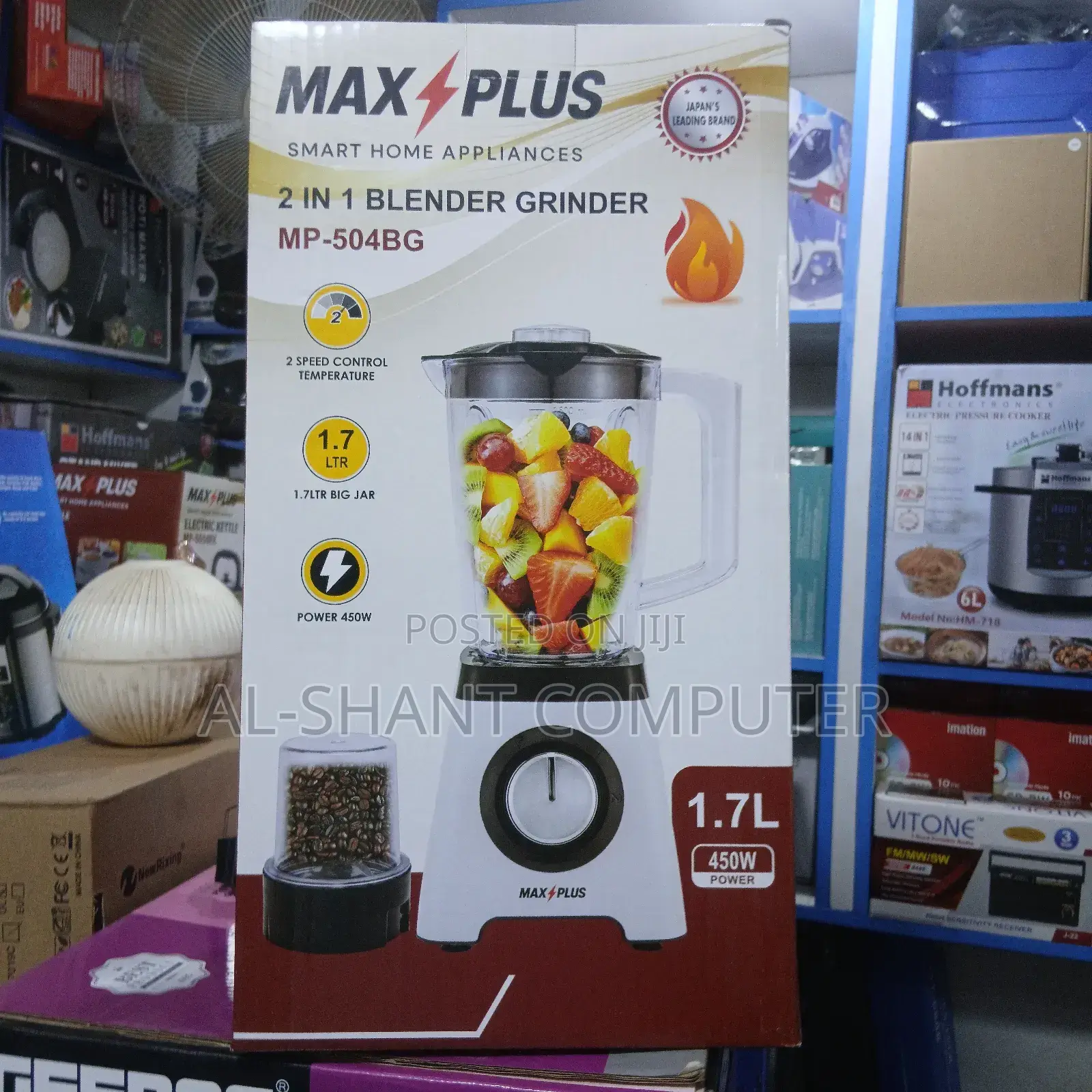 Max Plus 2in1 Blender and Grinder