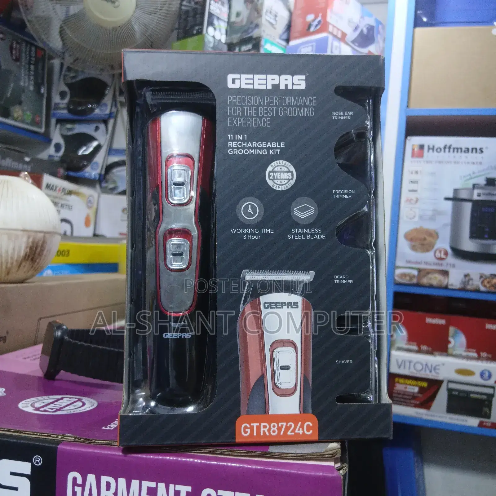 Geepas 11in1 Body Grooming Kit/Electric Shaver