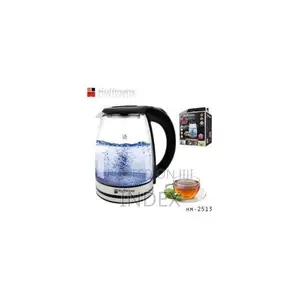 Hoffmans 2l Glass Electric Kettle With Led Blue Light
