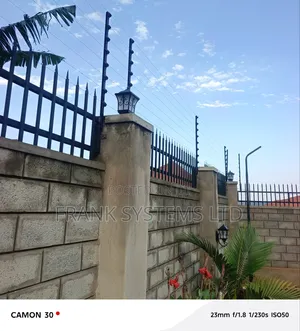 Electric Fence on a Country Home