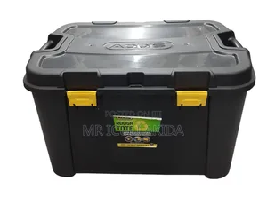 Addis Roughtote 150litrs Heavy Duty Plastic Storage Box With Wheels