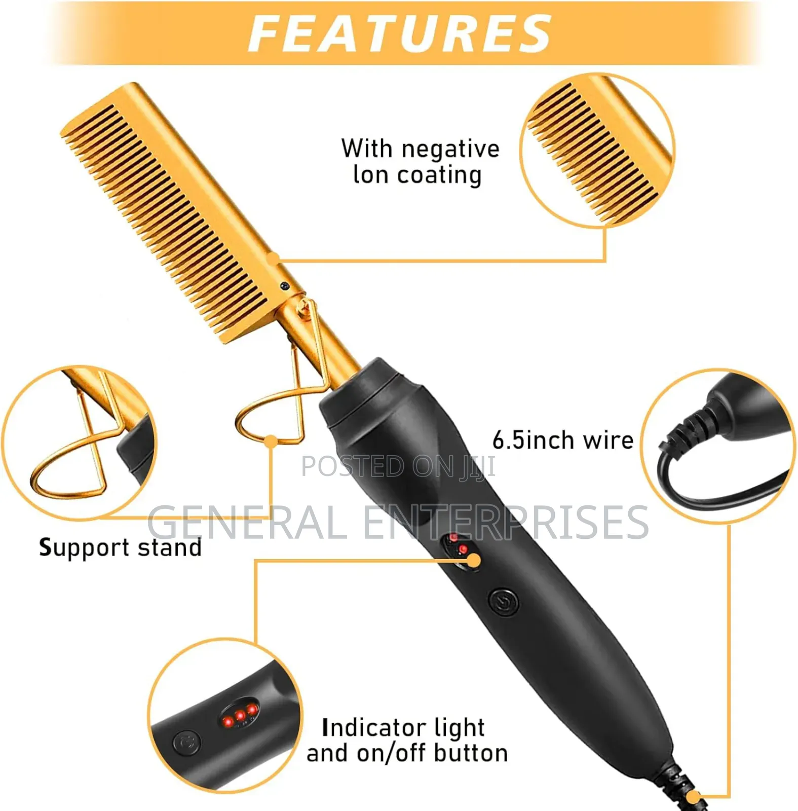 2 in 1 Electric Hot Comb
