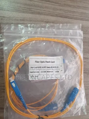Fiber Optic Patch Cord Sc-Sc Sm 1m
