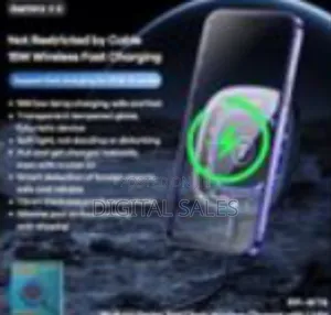 Lenyes High-Speed 15w Wireless Charger With Transparent Tech Design