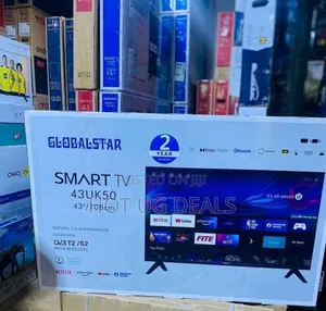 43inch Smart Andriod Framless Tv With Bluetooth, Free To Air