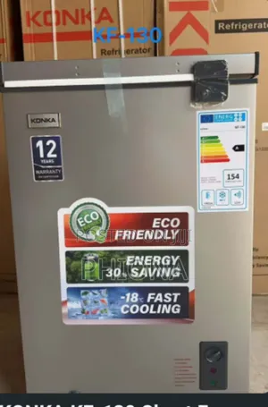 Grey Color Konka Chest Freezer 130ltrs