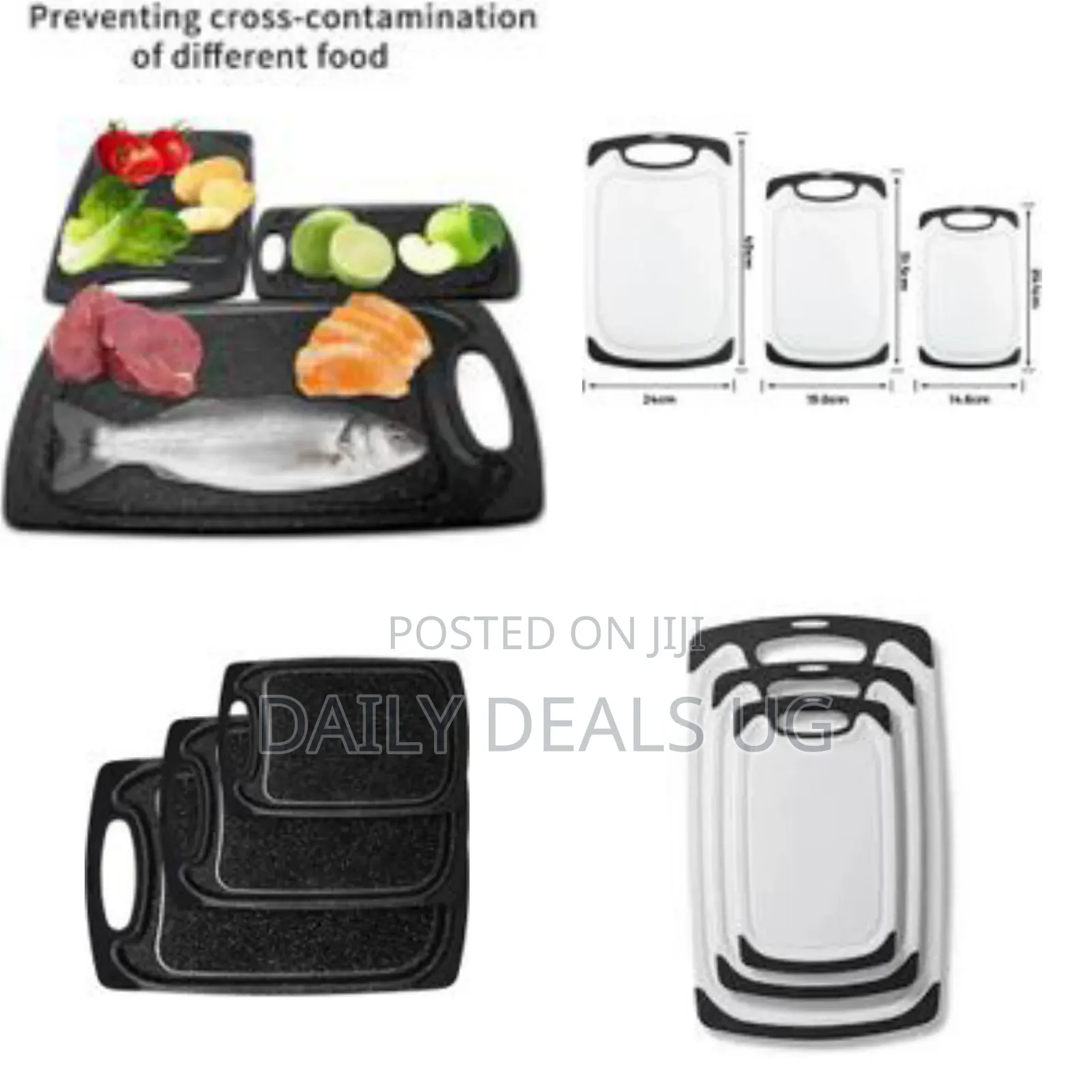 Cutting Boards for Kitchen W/Juice Groove