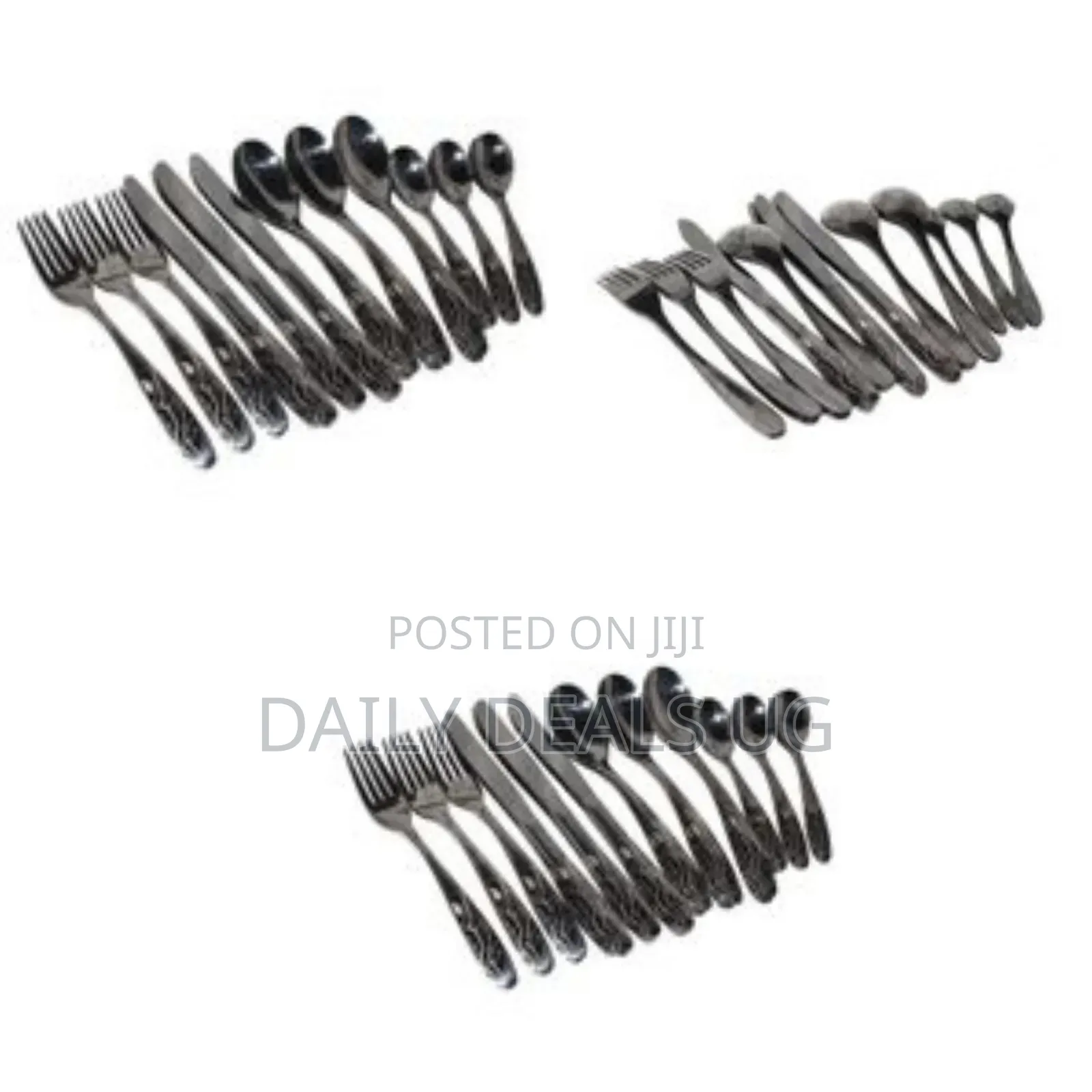 Cutlery (Forks,Spoons Knieves) - Black