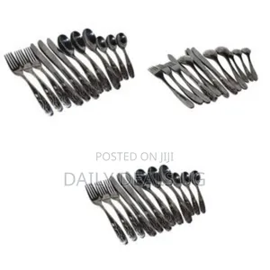 Cutlery (Forks,Spoons Knieves) - Black