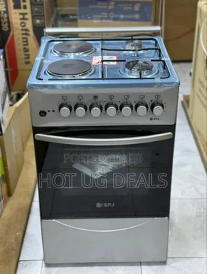 Spj 50 X 50cm 2 Gas + 2 Electric Plate Cooker With Electric Oven