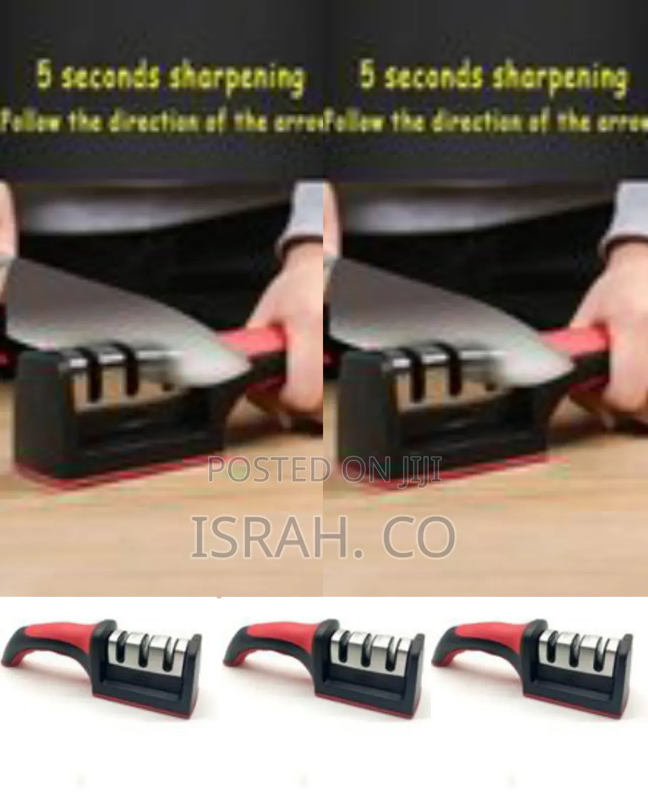 Professional Multi-Stage Manual Kitchen Knife Sharpener