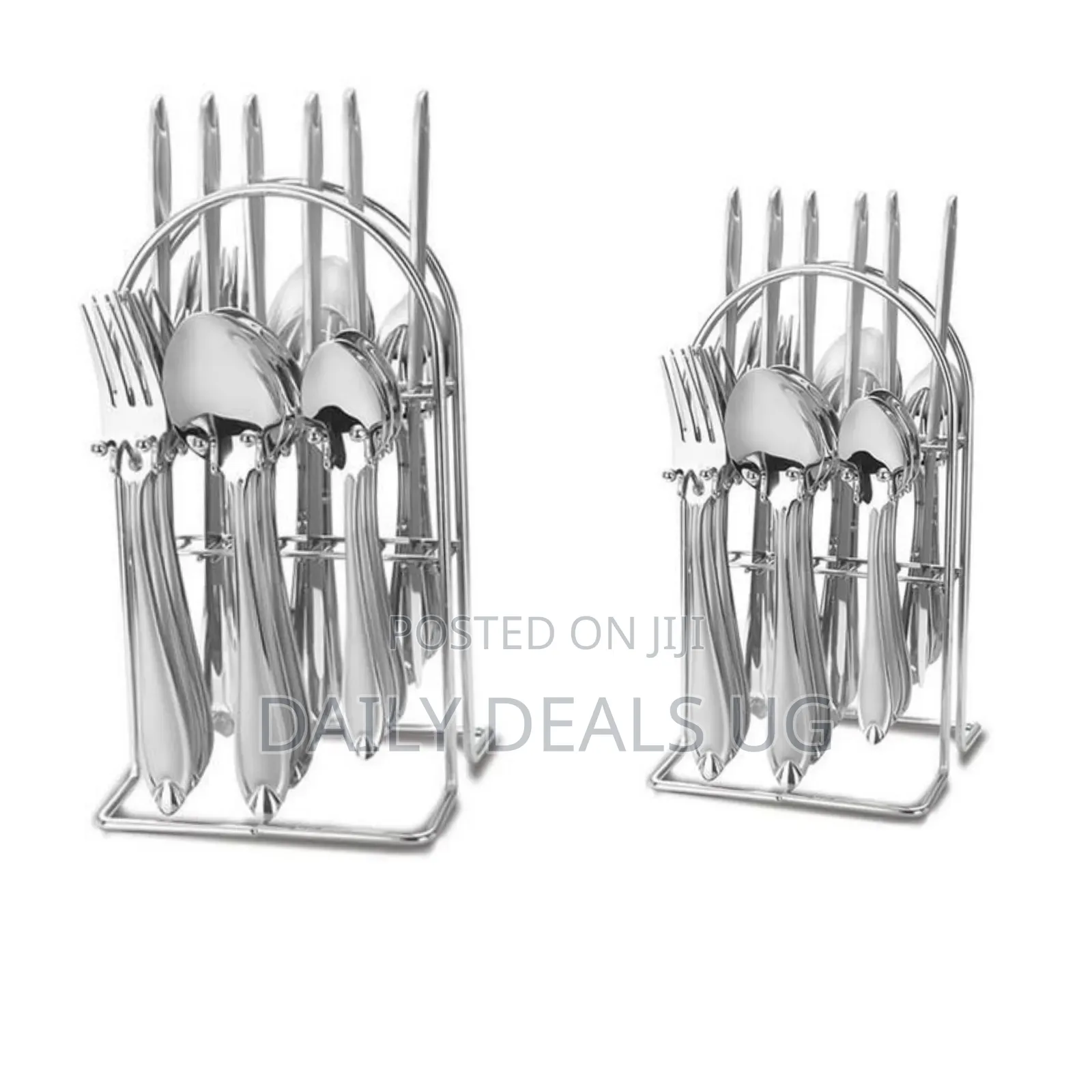 Set-24 PCS of Tea Spoons,Table Spoon,Forks,Table Knives - Silver