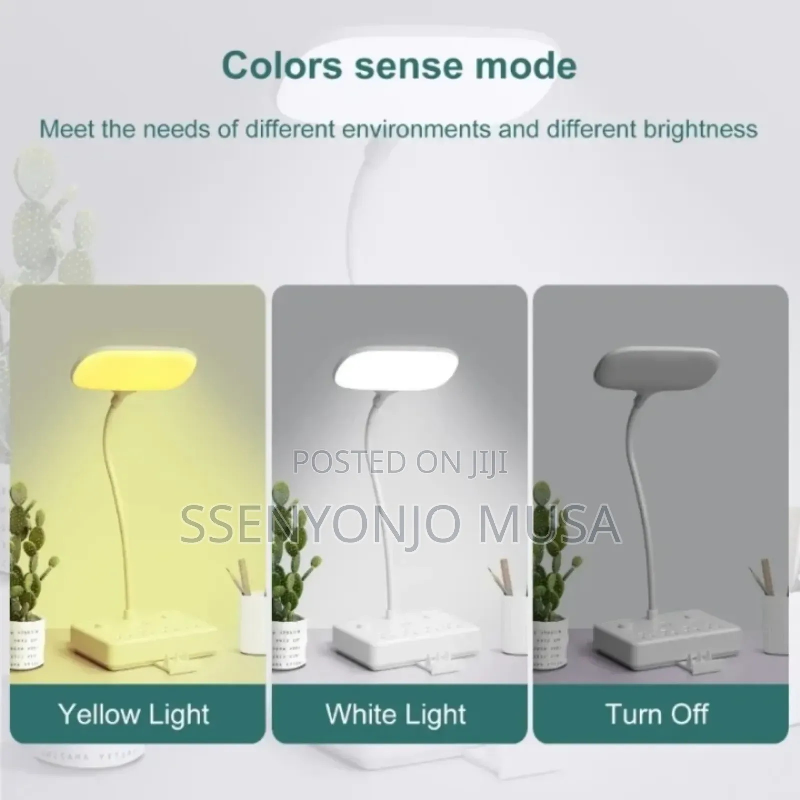 Smart Desk Lamp Socket - Multi Learning Lamp With Usb Output