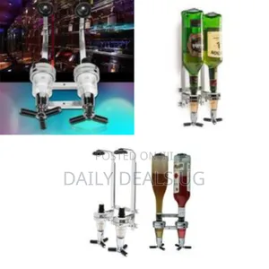 Wall Mount Bar Butler Double Shot Tot Liquor Shot Tapper Dispenser