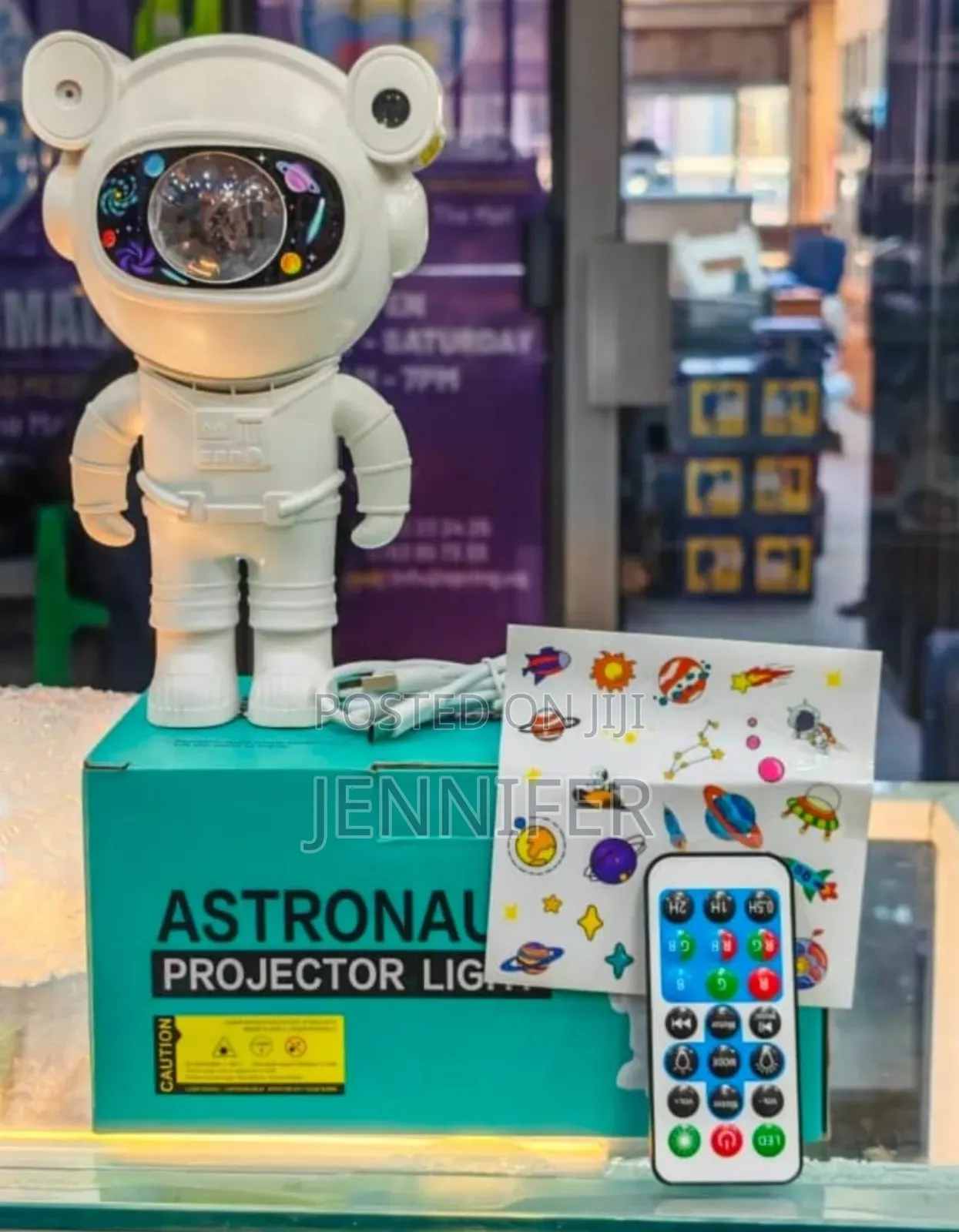 Astronaut Galaxy Light Projector With Stickers