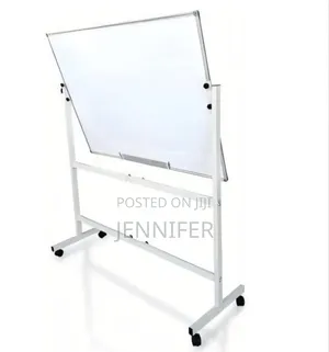 Double-Sided Magnetic Whiteboard With Adjustable Stand