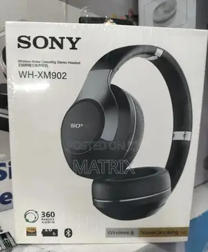 Sony Wh-Xm902 Wireless Noise-Canceling Stereo Headphones