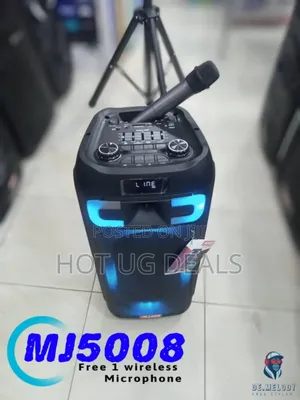 Mjack 5008 Rechargeable Party Speaker With 1 Microphone And Remote