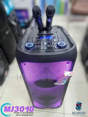 Mjack Mj3010 Rechargeable Portable Bluetooth Speaker With 2 Microphone