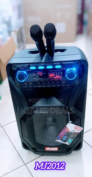 Mj 2012 Party Speaker Rechargeable With Microphone