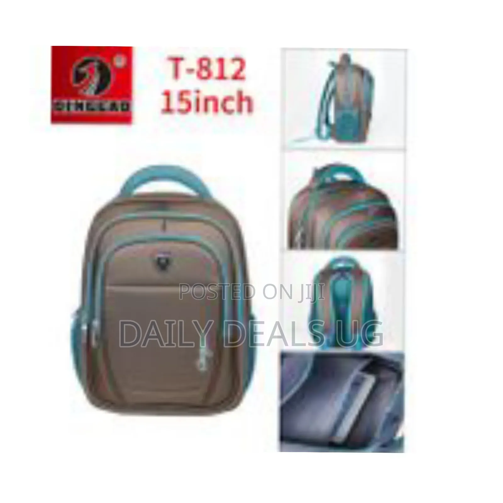 15 Inch Laptop Backpack Waterproof School Bag- Multicolor