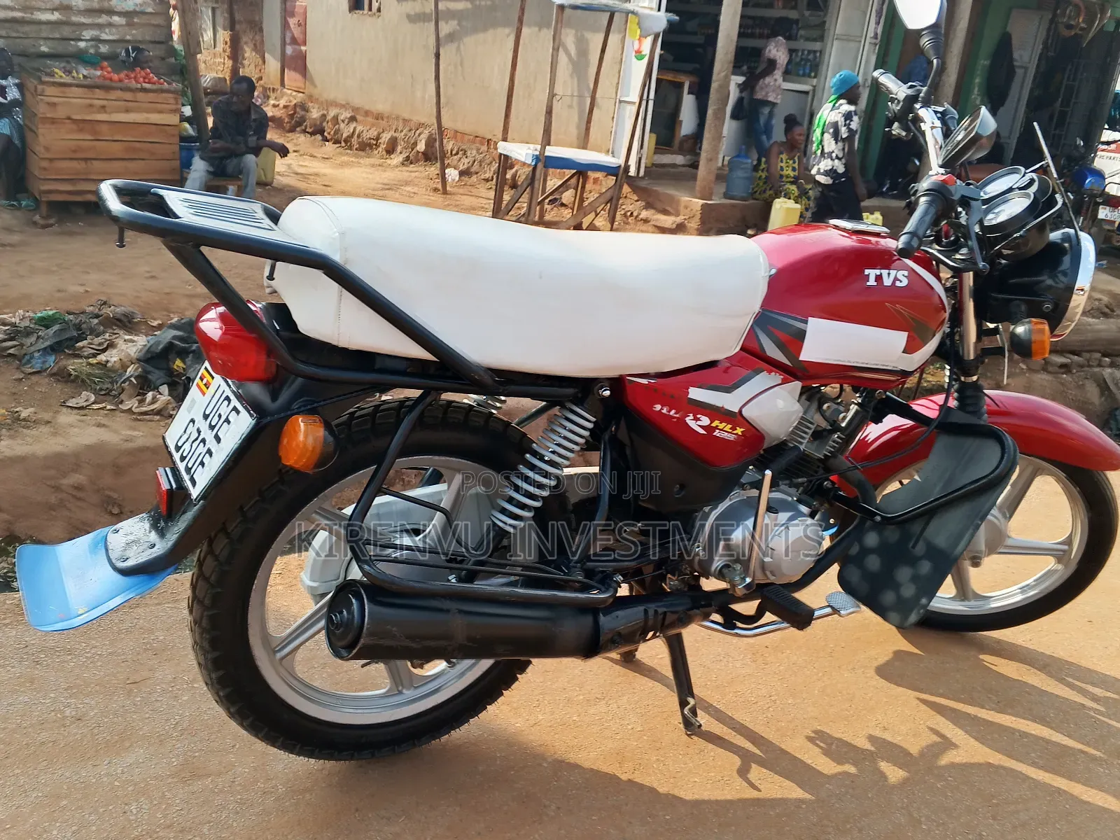 TVS HLX 125 2024 Red