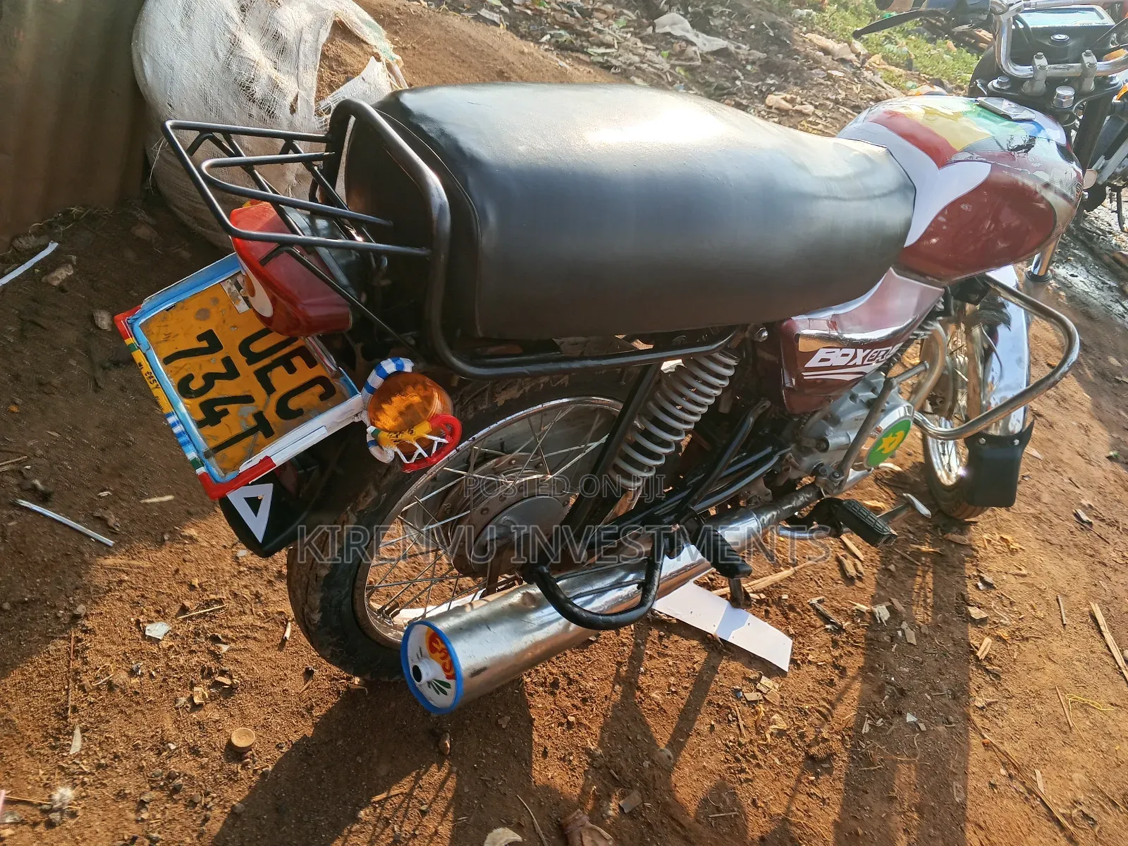 Bajaj Boxer 100 2017 Red