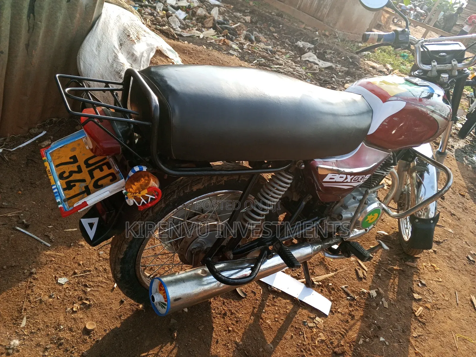Bajaj Boxer 100 2017 Red