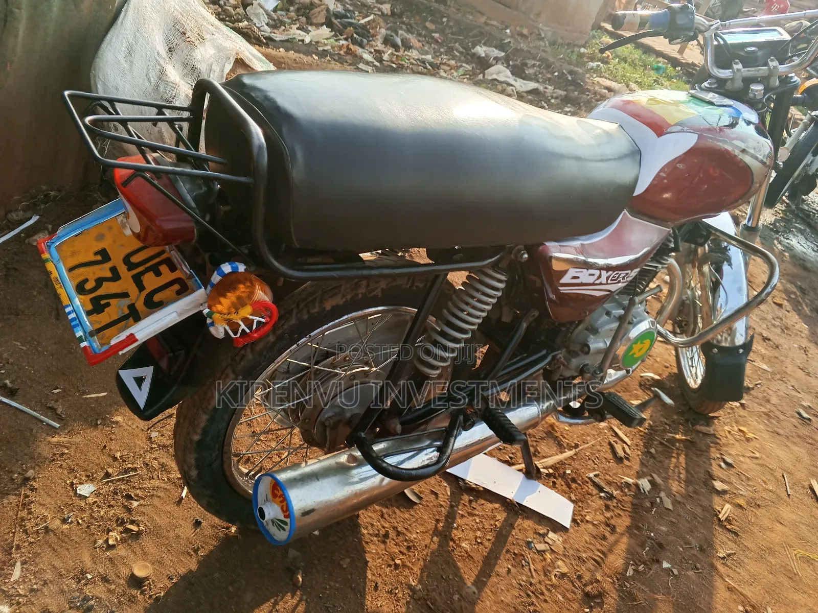 Bajaj Boxer 100 2017 Red