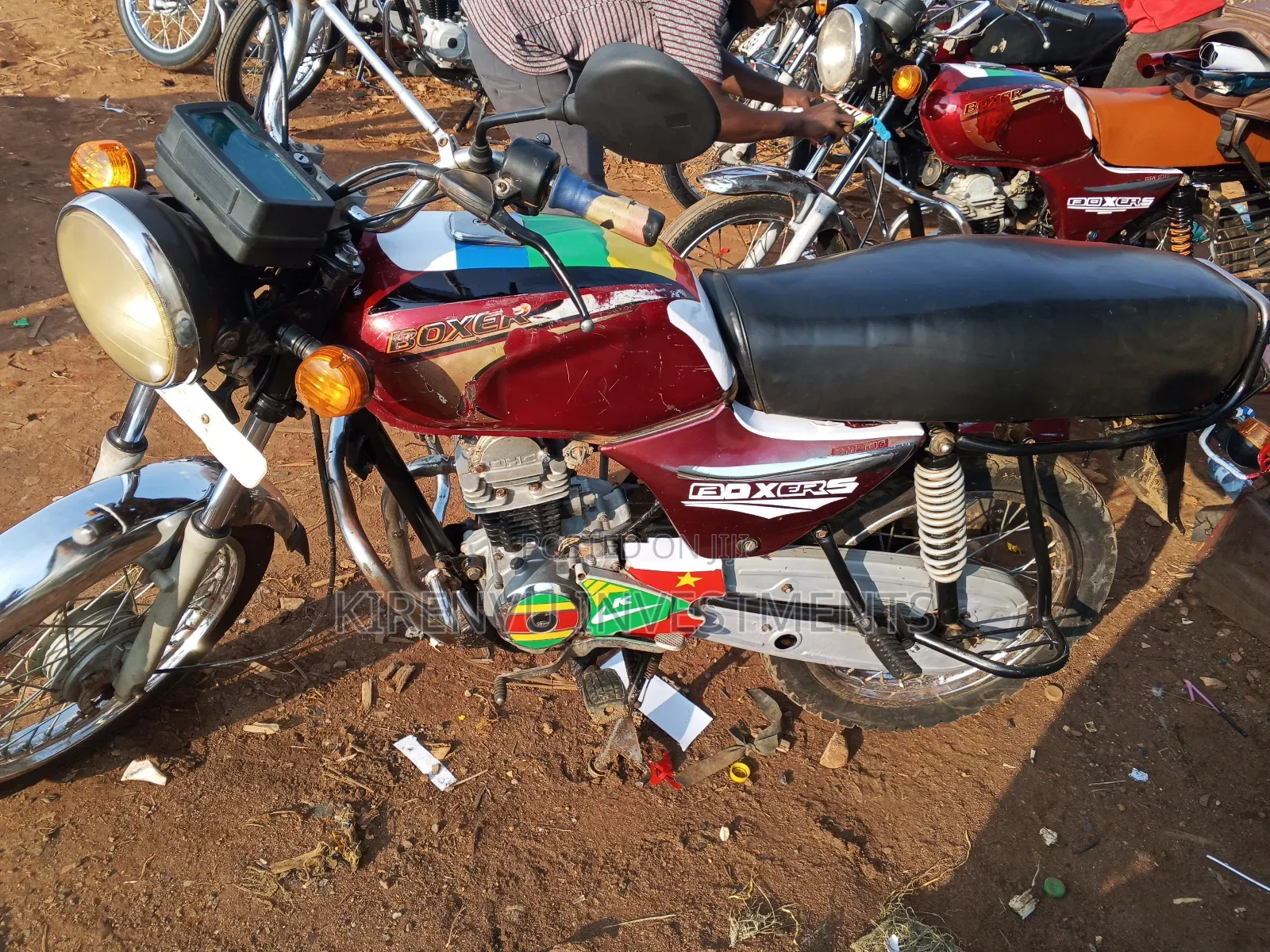 Bajaj Boxer 100 2017 Red