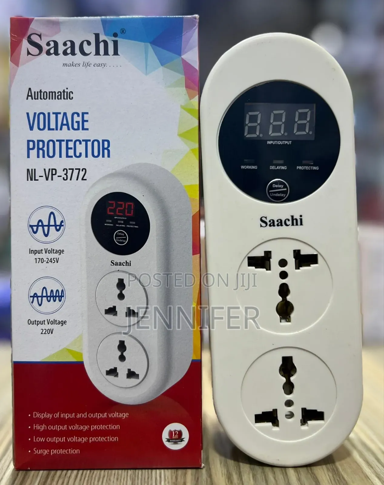 Saachi Nl-Vp-3772 Automatic Voltage Protector.