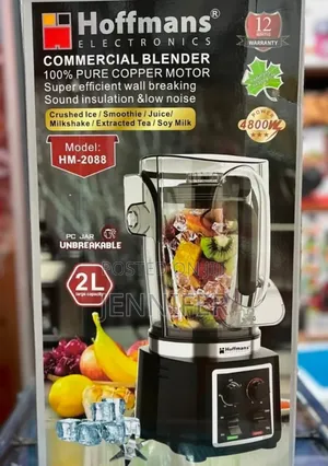 Hoffmans Hm-2088 Silent Commercial Blender.