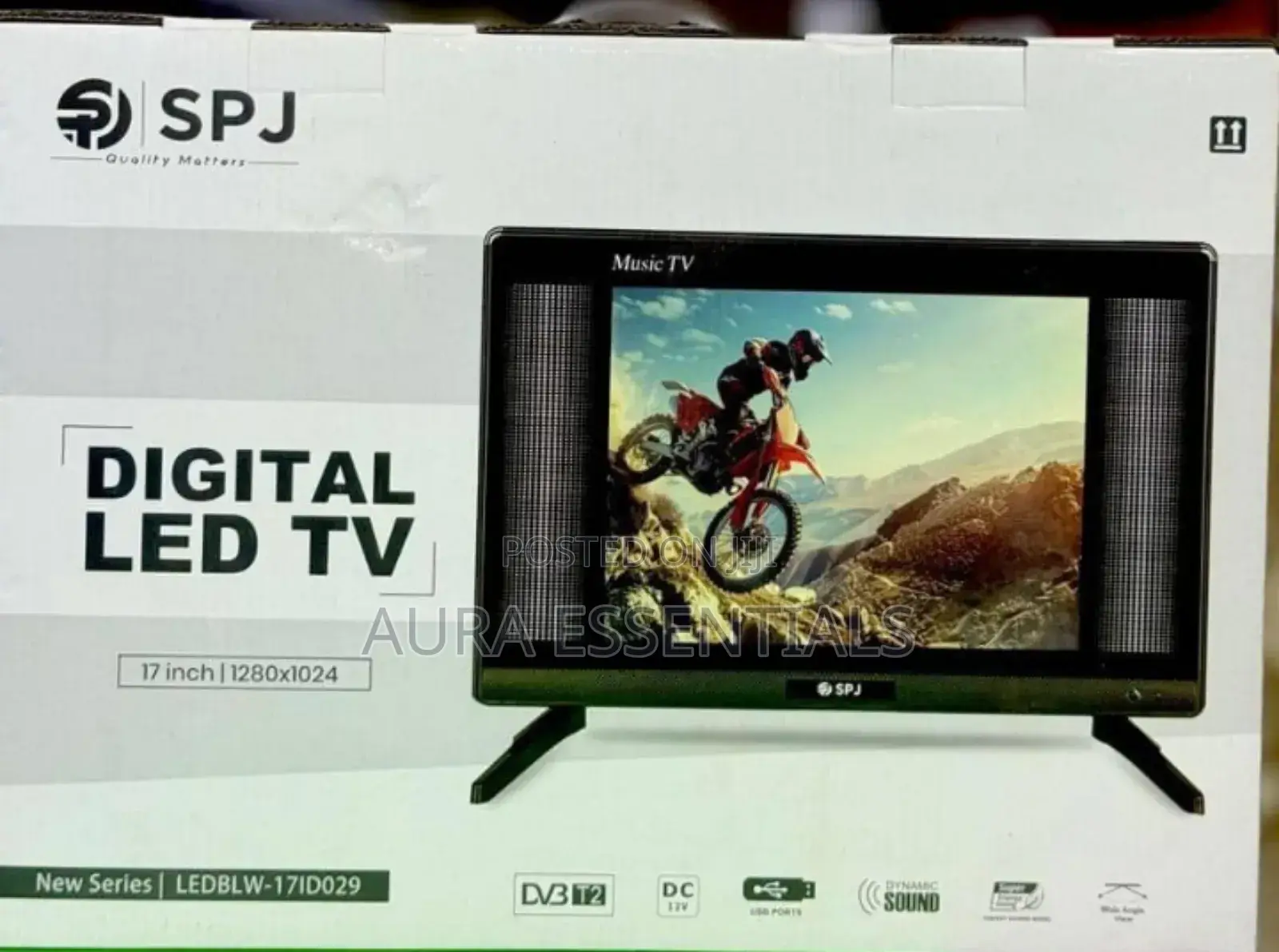 SPJ 17-Inch Digital Led Tv (Model Ledblw-17id029