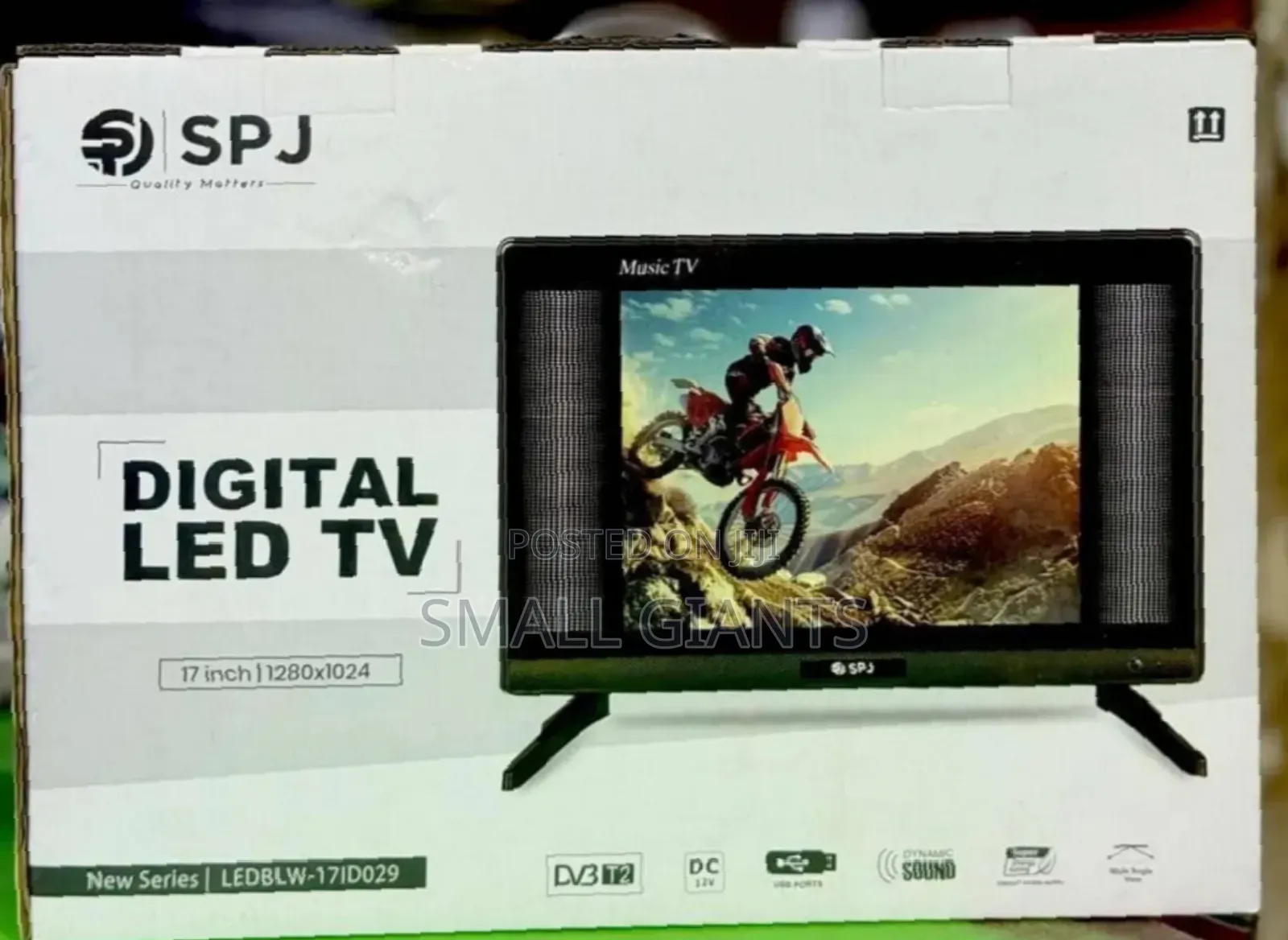 Spj 17-inch Digital Led Tv (Model Ledblw-17id029