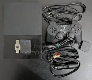 Sony Playstation 2 Ps2 Slim 32 Gb Console Fullset