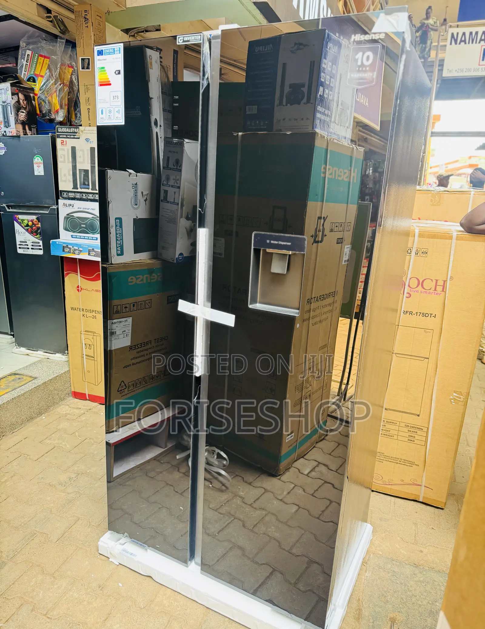 Hisense 750 Litres Side By Side Refrigerator