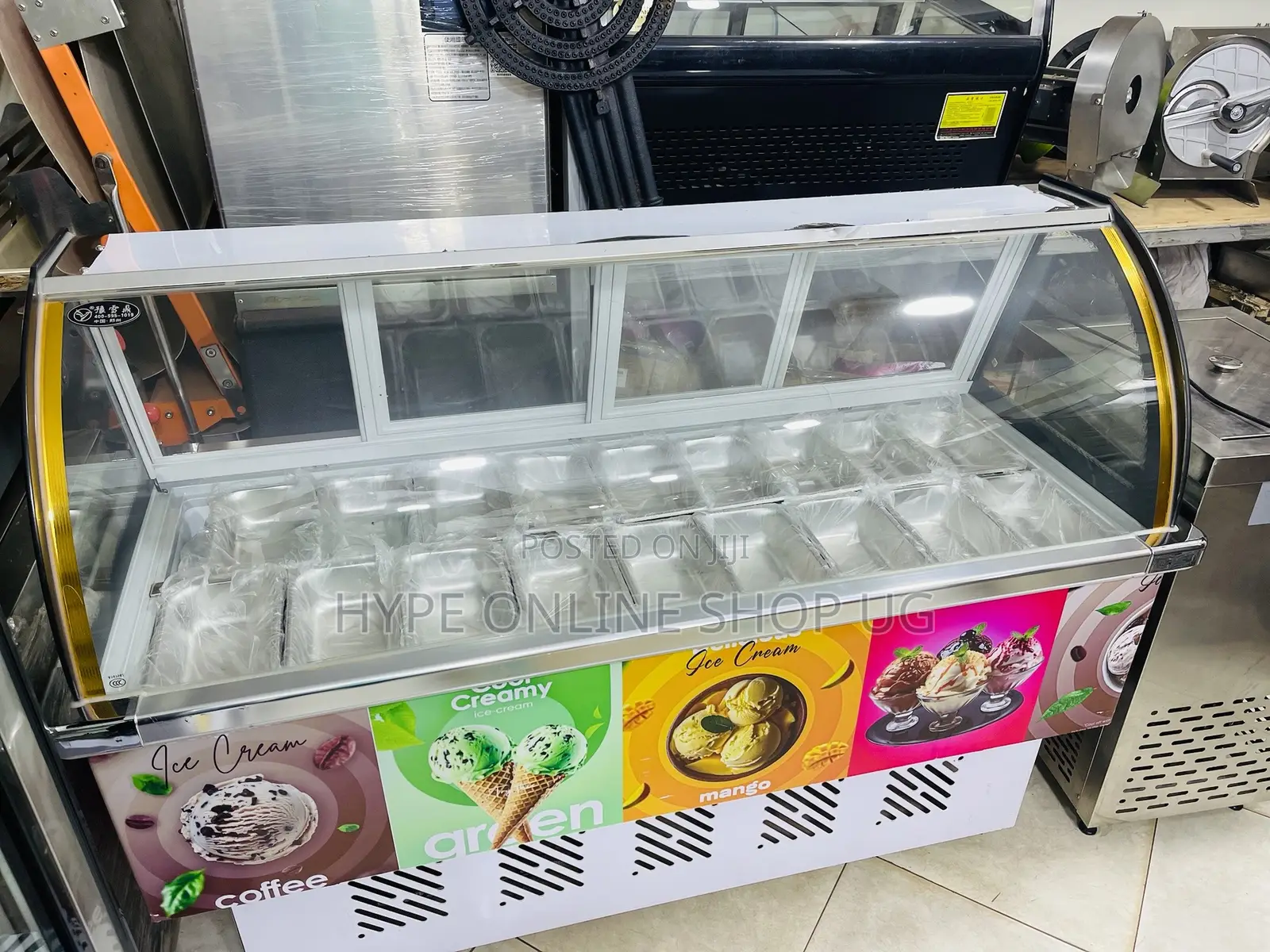 Icecream Cooler Showcase Display Machine