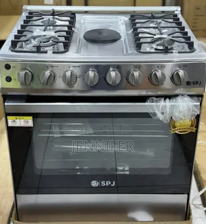 SPJ 80x60cm Premium Cooker With 4 Gas Burners and 1 Electric Plate